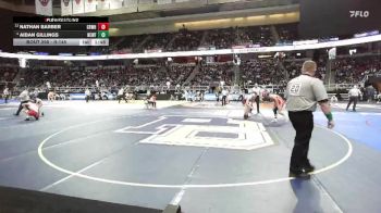 II-145 lbs Champ. Round 2 - Nathan Barber, Granville/Whitehall vs Aidan Gillings, Newfane