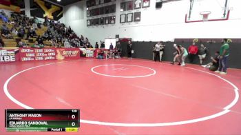 120 lbs Quarterfinal - Eduardo Sandoval, Long Beach Poly vs Anthony Mason, La Mirada