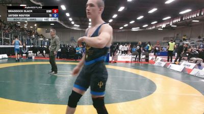 65kg Champ. Round 2 - Braddock Slack, Kingston Combat Wrestling Club vs Jayden Nguyen, The ROC