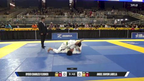 Angel Xavion LaBella vs Ryder Charles Fleisher 2025 Pan Kids Jiu-Jitsu IBJJF Championship