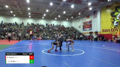 106 lbs Cons. Round 4 - Evan Puder, Olentangy Orange vs Aidan Butler, Brecksville B