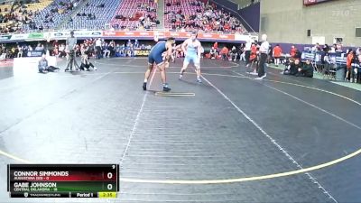 157 lbs Placement Matches (16 Team) - Gabe Johnson, Central Oklahoma vs Connor Simmonds, Augustana (SD)