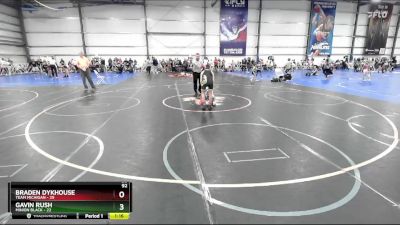 92 lbs Rd# 7- 10:45am Saturday Final Pool - Braden Dykhouse, Team Michigan vs Gavin Rush, Minion Black