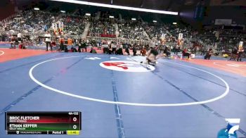 4A-132 lbs Champ. Round 1 - Ethan Keffer, Kelly Walsh vs Broc Fletcher, Rock Springs