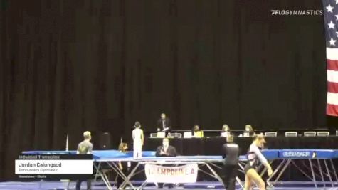 Jordan Calungsod - Individual Trampoline, Rebounders Gymnastic - 2021 USA Gymnastics Championships