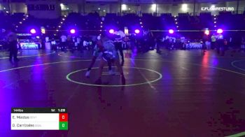 144 lbs Quarterfinal - Erik Mestas, Centauri vs Domingo Carrizales, Ogallala Wrestling