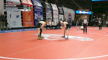 126 Class 1 lbs Cons. Round 3 - Kalan Fallert, Valle Catholic vs Cooper Houser, Trenton