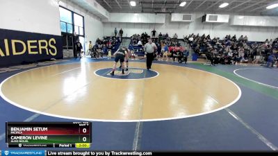 182 lbs Champ. Round 2 - Cameron Levine, Aliso Niguel vs Benjamin Setum, Pacifica