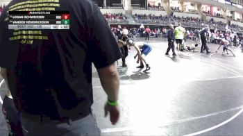 125 lbs Champ. Round 1 - Vander Hendrickson, Wahoo Wrestling Club vs Logan Schweitzer, Malcolm Wrestling Club