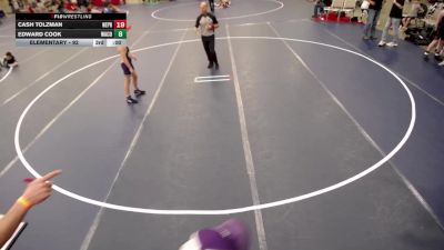 Elementary - 100 lbs Tommie Sullivan, New Prague vs Zander Holmlund, Waconia