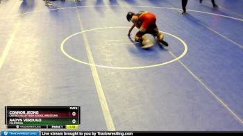 106 lbs Champ. Round 2 - Connor Jeong, Castro Valley HIgh School Wrestling vs Aadyn Verdugo, California