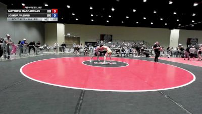 144 lbs Cons. Sub-rd Of 16 - Matthew Mascarenas, Cleveland Highschool Wrestling vs Joshua Vashus, Bartlesville Wrestling Club