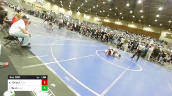 123 lbs Rr Rnd 1 - Lanna Reel, Ramona Dawg Pound vs Kailaya Philpot, Gladiator Wrestling