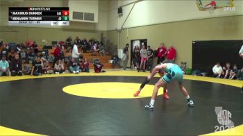 89 lbs Cons. Round 2 - Maximus Durrer, Oakdale vs Benjamin Turner, Alpha Dawg