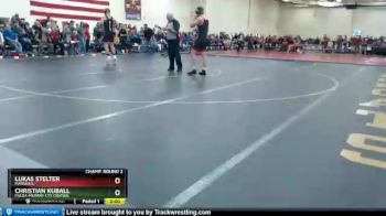 182 lbs Champ. Round 2 - Christian Kuball, Fulda-Murray Cty Central vs Lukas Stelter, Marshall