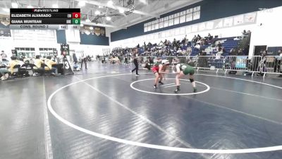 110 lbs Cons. Round 2 - Elizabeth Alvarado, El Modena vs Giana Muntean, Brea