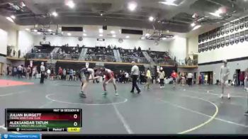 160 lbs Quarterfinal - Julian Burgett, Fishers Wrestling Club vs Aleksandar Tatum, Peacock Wrestling Club LLC