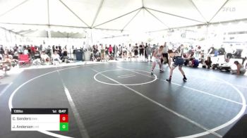 138 lbs Consi Of 16 #2 - Cael Sanders, Swamp Monster vs Jayden Anderson, Live Training