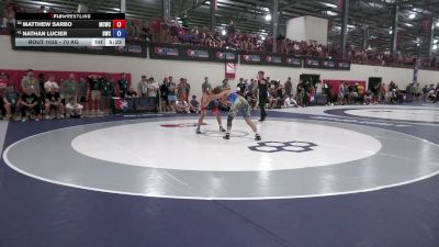 70 kg Champ. Rd Of 32 - Matthew Sarbo, Mountain Cat Wrestling Club vs Nathan Lucier, Bearcat Wrestling Club