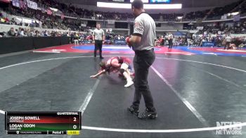 7A 126 lbs Quarterfinal - Logan Odom, Baker HS vs Joseph Sowell, Huntsville