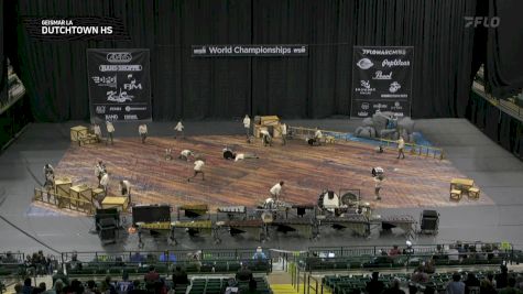 Dutchtown HS "Geismar LA" at 2025 WGI Percussion/Winds World Championships