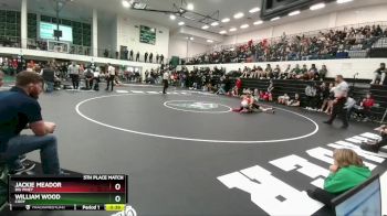 120 lbs 5th Place Match - Jackie Meador, Big Piney vs William Wood, Cody