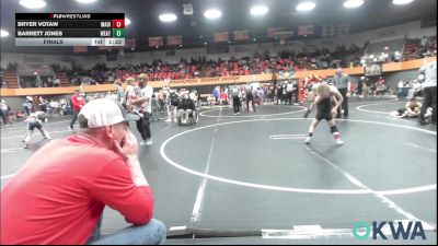 75 lbs Final - Bryer Votaw, Madill Takedown vs Barrett Jones, Weatherford Youth Wrestling