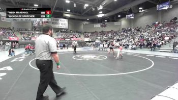 Semifinal - Mckenlee Sprecher, Duchesne vs Heidi Marshall, Kanab