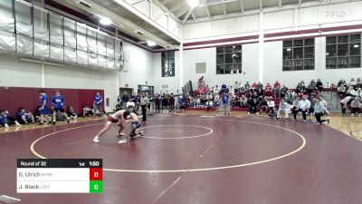 138 lbs Round Of 32 - Gavin Ulrich, Metrolina Christian vs James Black, The Lovett School
