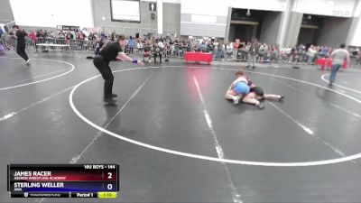 144 lbs Champ. Round 2 - James Racer, Askren Wrestling Academy vs Sterling Weller, AWA