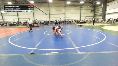 126 lbs Consi Of 64 #1 - Simon Rodriguez, CT vs Nathaniel Sackett, VT