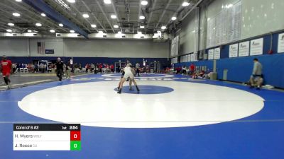 141 lbs Consi Of 8 #2 - Hayden Myers, Wesleyan vs Joseph Rocco, Castleton