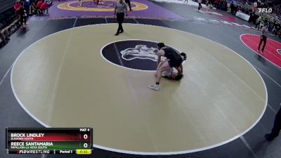 Cons. Round 2 - Reece Santamaria, Papillion-La Vista South vs Brock Lindley, Elkhorn South