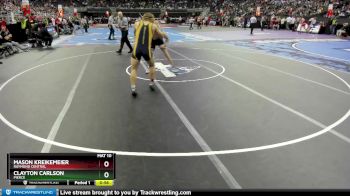 Cons. Round 1 - Mason Kreikemeier, Raymond Central vs Clayton Carlson, Pierce