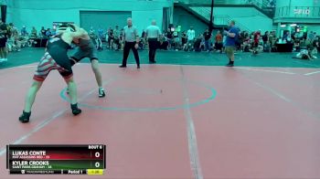 160 lbs Round 3 (4 Team) - Lukas Conte, Mat Assassins Red vs Kyler Crooks, Saint Paris Graham