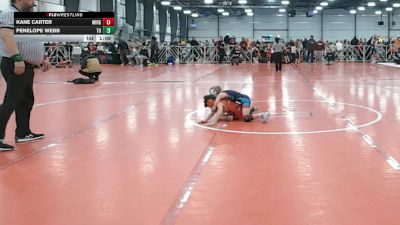 52 lbs Round 1 - 9:00am Saturday - Penelope Webb, Team Ohio vs Kane Carter, Mile High