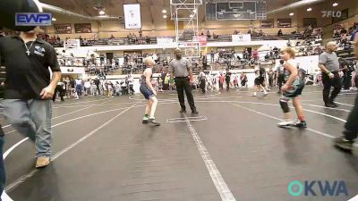 90-105 lbs Rr Rnd 4 - Deklyn Barnes, Harrah Little League Wrestling vs Ryker Sawatzky, Newcastle Youth Wrestling