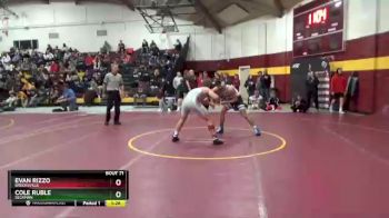 157 lbs Champ. Round 1 - Evan Rizzo, Brecksville vs Cole Ruble, Seckman