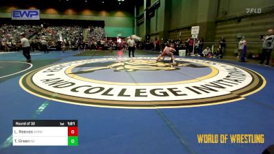 101 lbs Round Of 32 - Lucas Reeves, Steel Valley Renegades vs Taitan Green, Nevada Elite