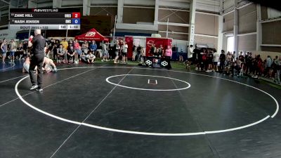 132 lbs Champ. Round 3 - Zane Hill, Oregon vs Nash Jensen, Delta Wrestling Club