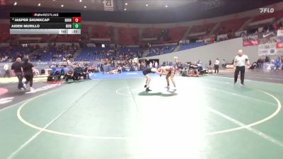 3A Boys 157 lbs Cons. Round 3 - Jasper Skunkcap, Burns Boys vs Aiden Murillo, Riverside (Boardman) Boys