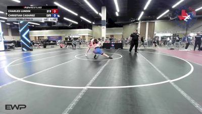 138 lbs Semifinal - Charles Lundin, 3F Wrestling vs Christian Casarez, Caprock High School Wrestling