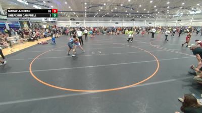 190 lbs Round 4 - Shealynn Campbell, Unattached vs Makayla Ocean, Wrestling University
