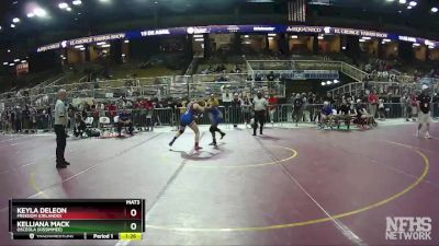 130 lbs Cons. Round 3 - Kelliana Mack, Osceola (Kissimmee) vs Keyla Deleon, Freedom (Orlando)