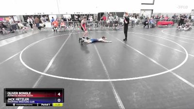 119 lbs Cons. Round 1 - Oliver Bongle, Poynette Panther Youth vs Jack Metzler, Waunakee Wrestling Club