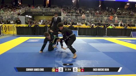 Enzo Buecke Silva vs Conway James Edge 2025 Pan Kids Jiu-Jitsu IBJJF Championship