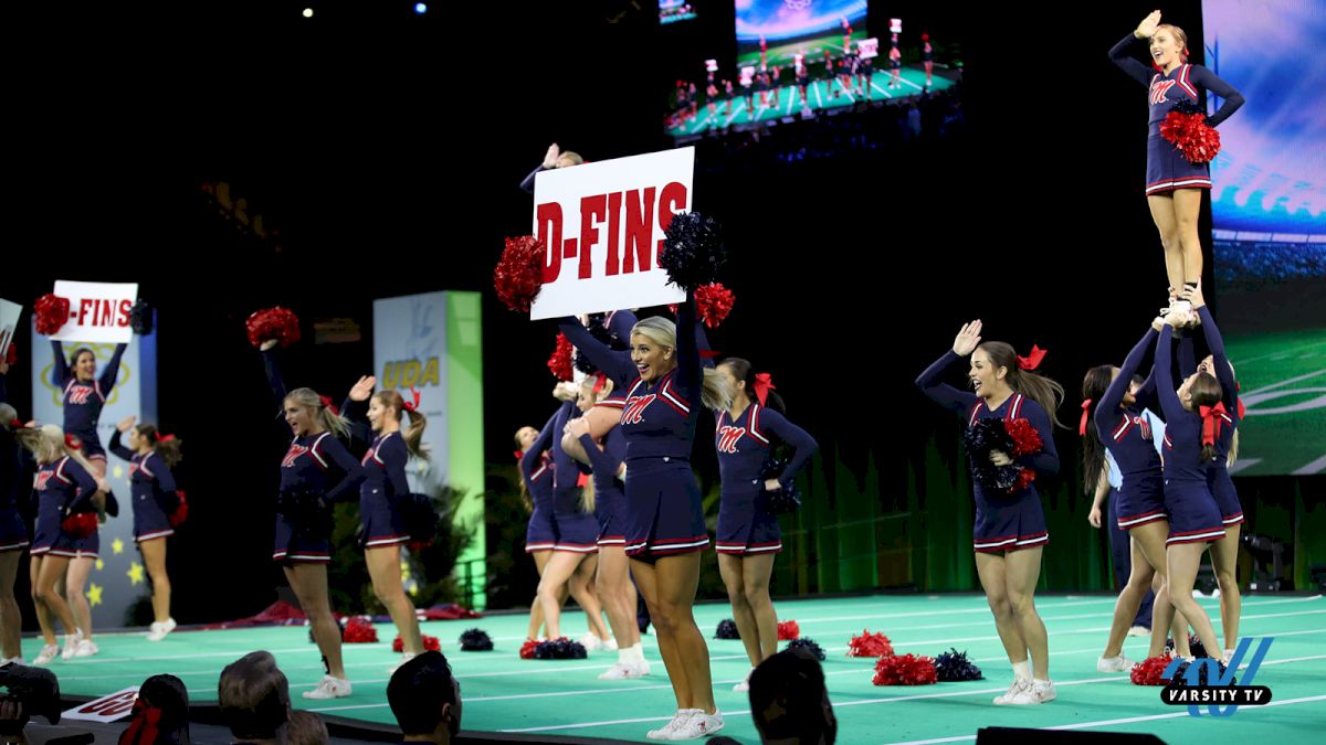 Ole Miss Cheer Results On Day 1 At UCA College Nationals