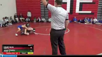 106 lbs Round 2 (10 Team) - Colby Silva, Arab vs Noah Powell, Pelham