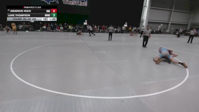 126 lbs Champ. Rd Of 128 - Amadeus Kuck, Ringers Wrestling Club vs Luke Thompson, Mat Rat Wrestling Club