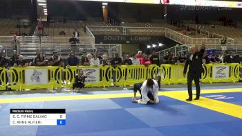 SARAH C. FIRME GALVAO vs CALLIE ANNE ALFIERI 2022 Pan Jiu Jitsu IBJJF Championship